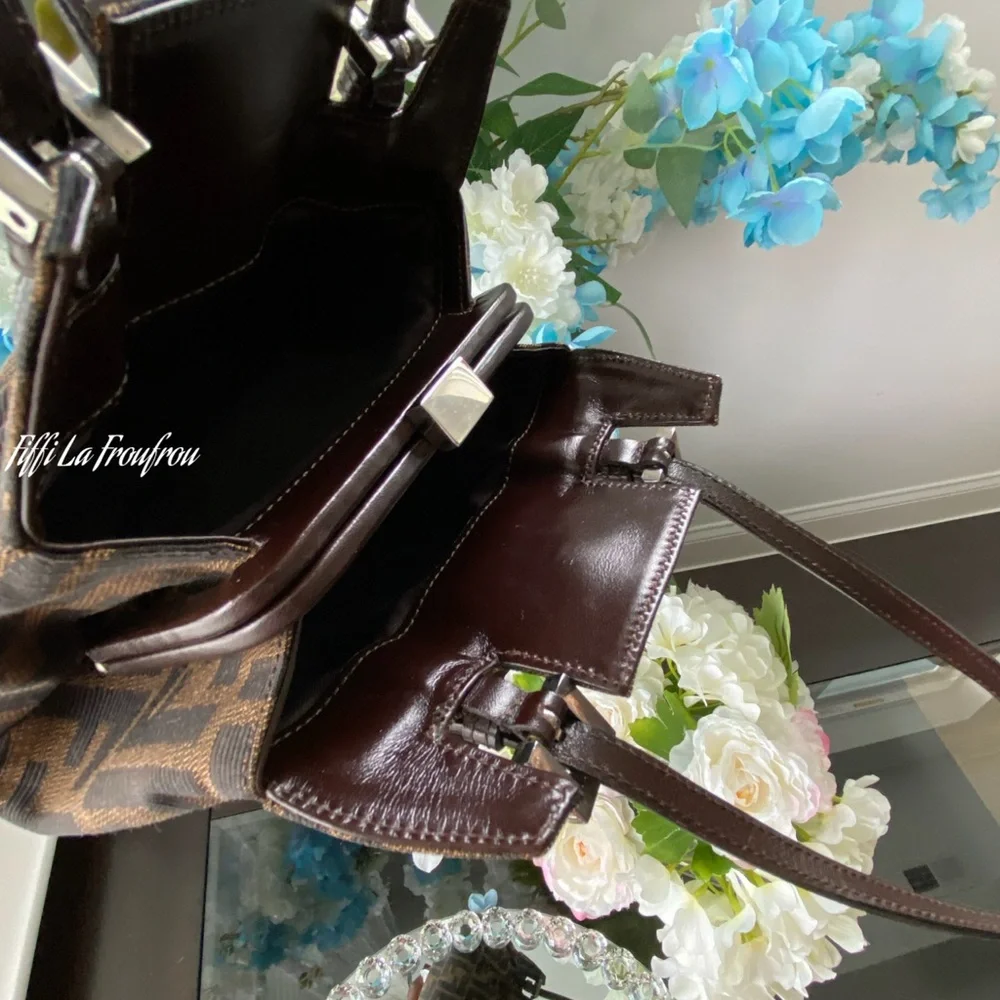 Authentic Fendi Zucca mini tote - Picture 8 of 16